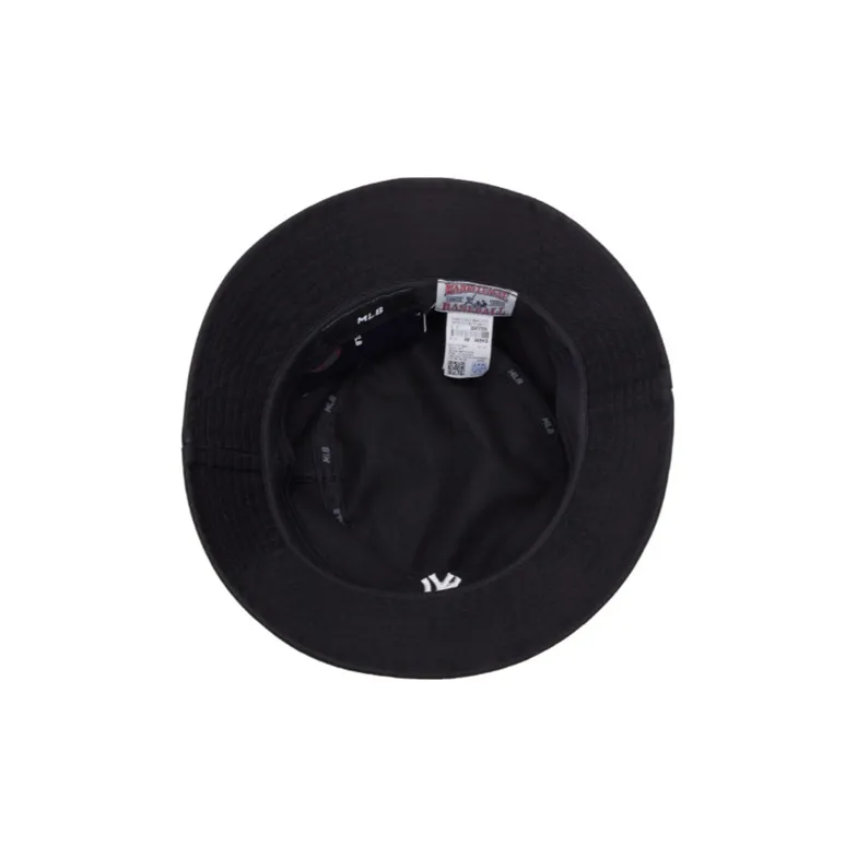 MLB Cotton Bucket Hats HT77 Unisex Black-4