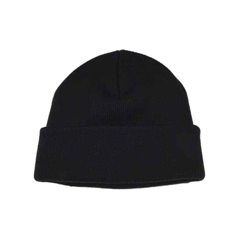 KANGOL Acrylic Beanies Unisex Black-1