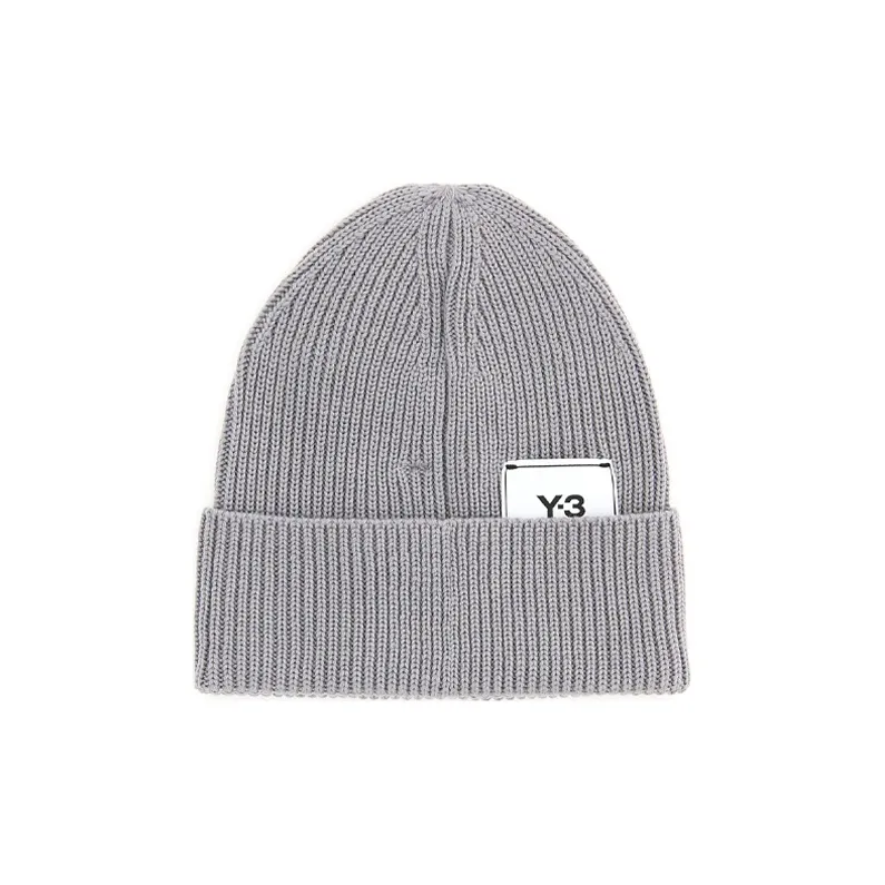 Y 3 Beanies Unisex Gray-0