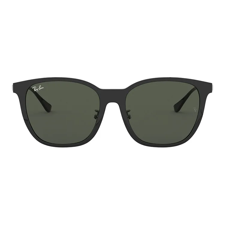 RayBan Injection Molded Square Sunglasses Unisex Black-1