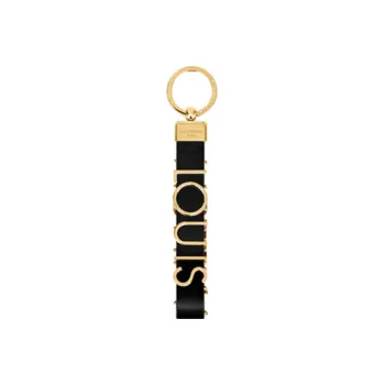 LOUIS VUITTON Leather Metal Keychains Unisex