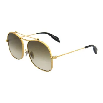 McQ Alexander McQueen Sunglasses Unisex Tea Brown Gradient Lens
