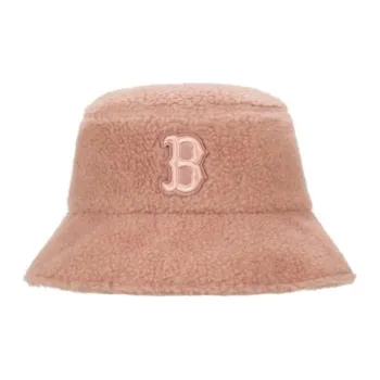 MLB Wool Blend Bucket Hats Unisex Dark Pink