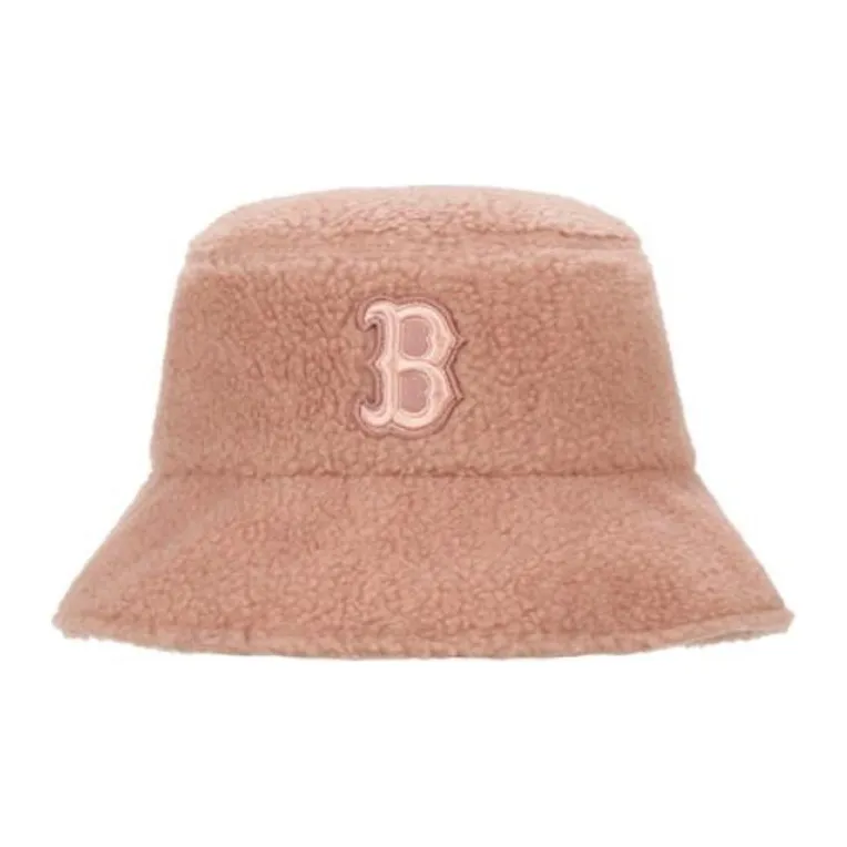 MLB Wool Blend Bucket Hats Unisex Dark Pink-0