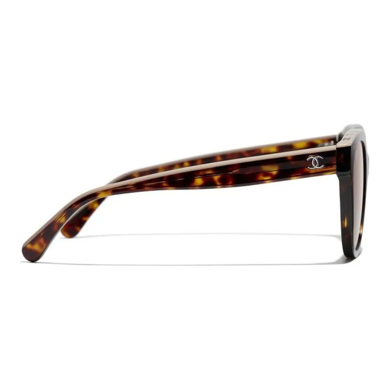 CHANEL Sunglasses Unisex Brown-2