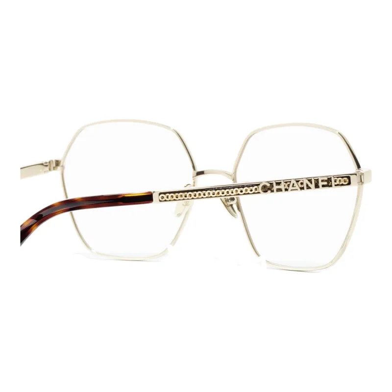 CHANEL Sunglasses Unisex Gold-2