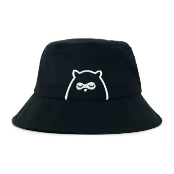 BAIJUAN Bucket Hats Unisex Black