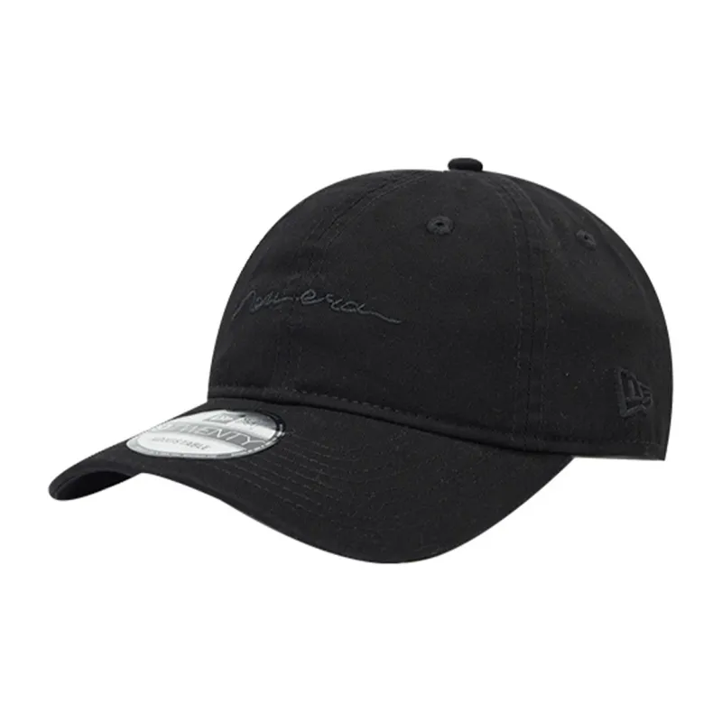 New Era Cotton Baseball Caps Unisex Black-0