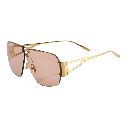 Bottega Veneta Sunglasses Women's Gold