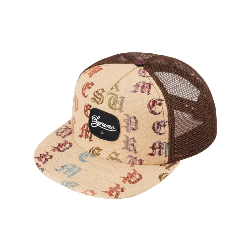 Supreme Gradient Jacquard Denim Mesh Back 5 Panel-4