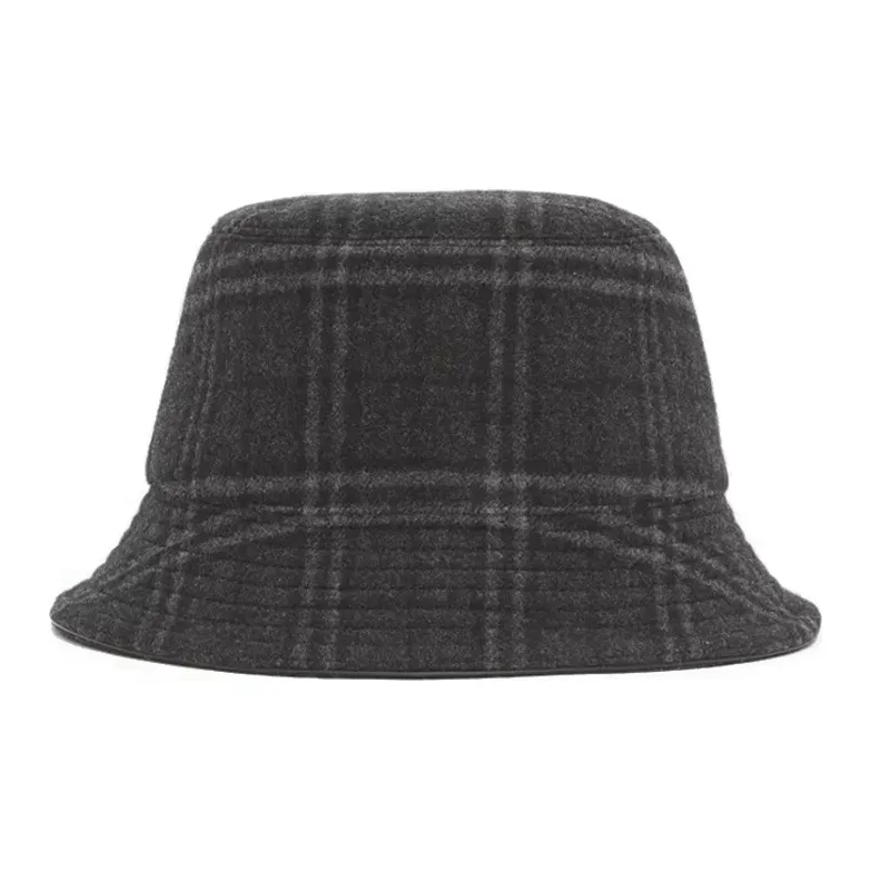 Burberry Wool Check Bucket Hat-1