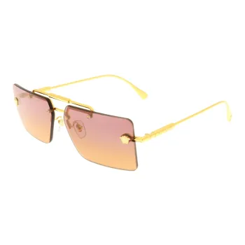 VERSACE Sunglasses Unisex Gold