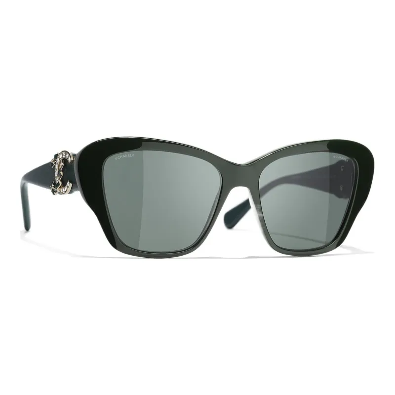 CHANEL Sunglasses Women's Green-2