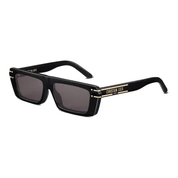 DIOR Acetate Square Sunglasses Unisex Black