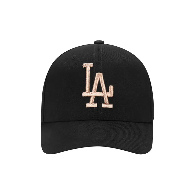 MLB Wool Blend Baseball Caps Unisex Black/Rose Gold-1