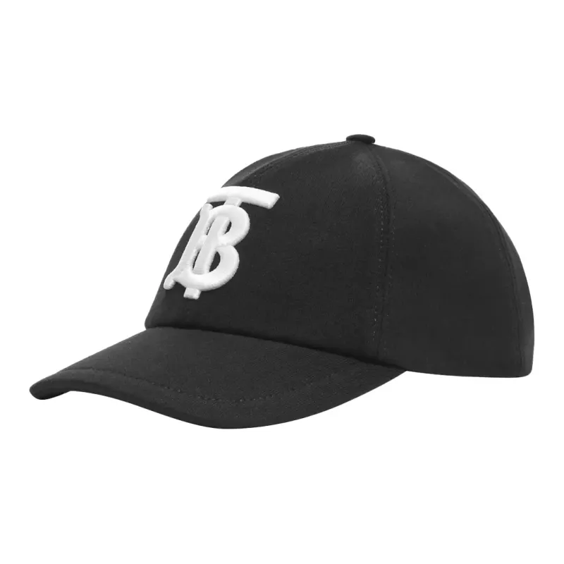 Burberry Monogram Motif Cotton Jersey Baseball Cap-0