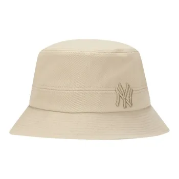 MLB Cotton Bucket Hats CPHE Unisex Beige/Black/White/Mustard Yellow