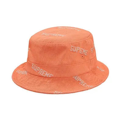 Supreme Logo Denim Crusher-0