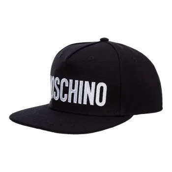 MOSCHINO Logo print Canvas Cap