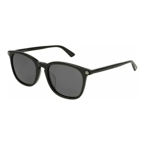 GUCCI Round Frame Sunglasses Female Grey