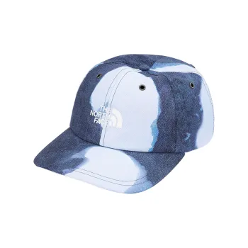 Supreme X The North Face Bleached Denim Print 6 panel Cap