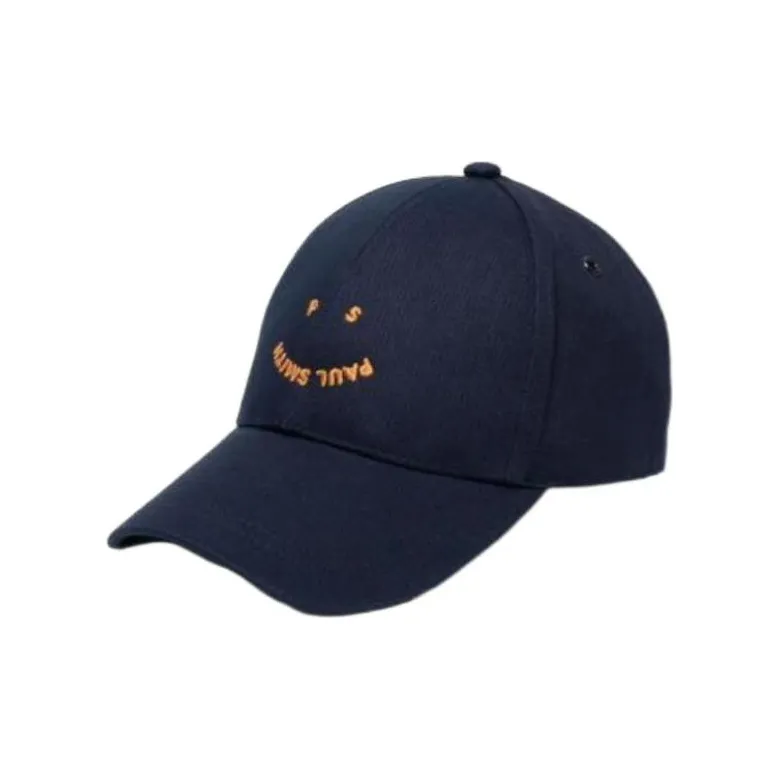 Paul Smith Smiley Logo Embroidered Baseball Cap-1