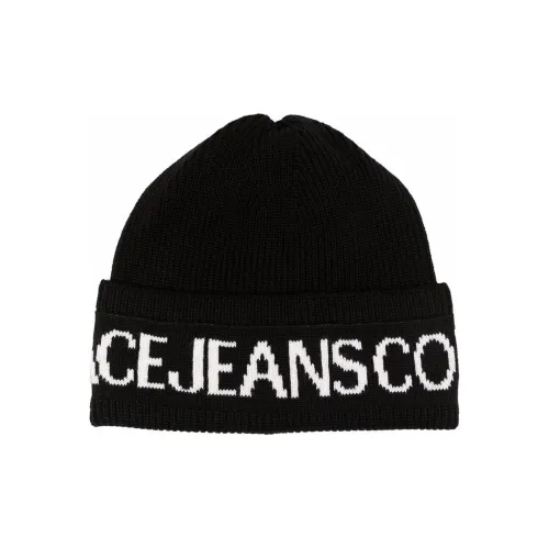 VERSACE JEANS Beanies Unisex Black