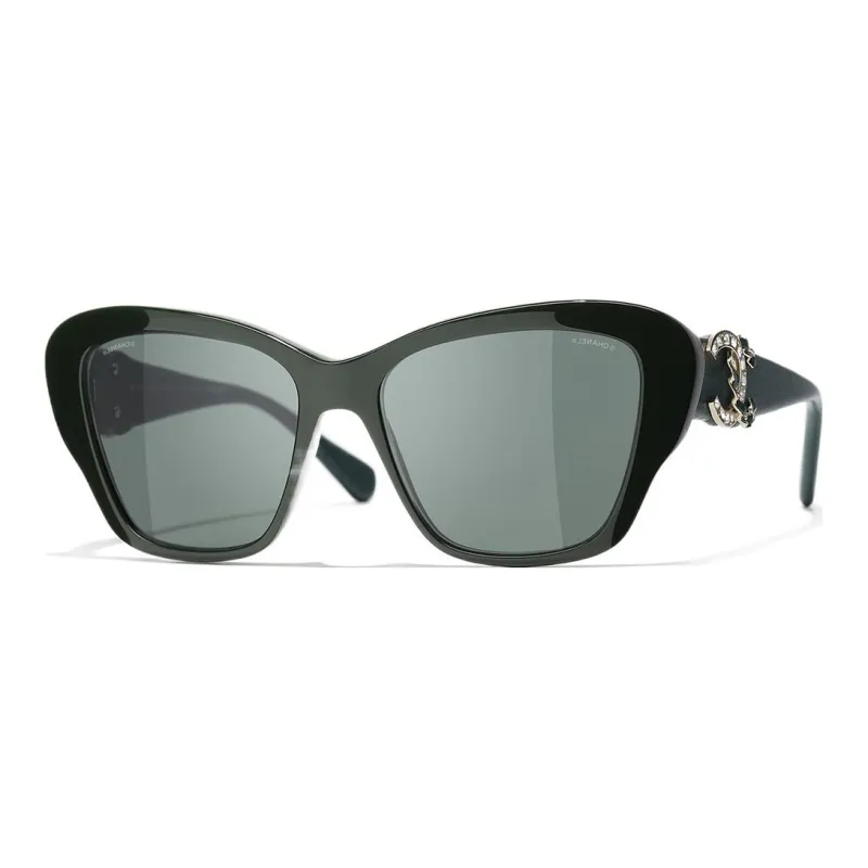 CHANEL Sunglasses Women's Green-0