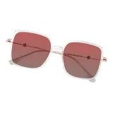 Clear White | Polarized Gradient Pink-C01