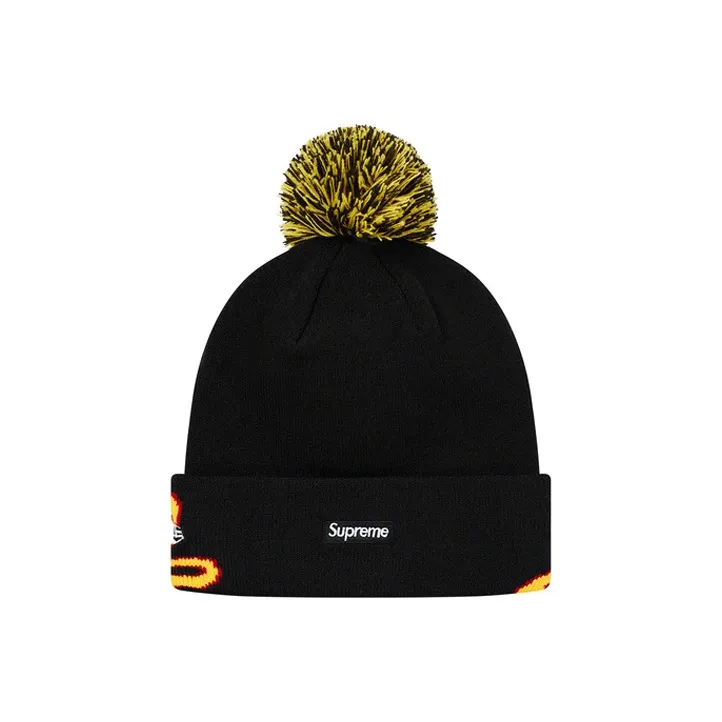 Supreme New Era Script Cuff Beanie-1