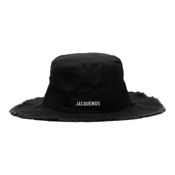 Jacquemus Bucket Hats Unisex Black