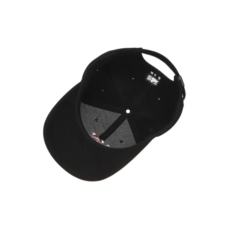 MLB Polyester Baseball Caps Unisex Black/Gray White-5