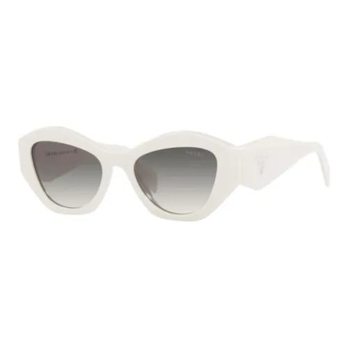 PRADA Logo-Printed Angular-Frame Sunglasses