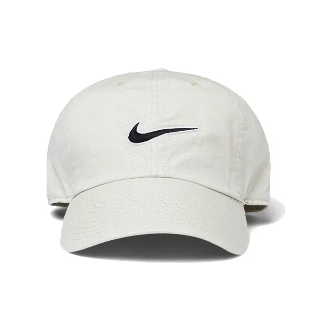Nike Polyester Baseball Caps Unisex Ecru-1
