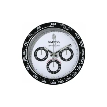 A BATHING APE Type 4 A BATHING APEx Wall Clock Black