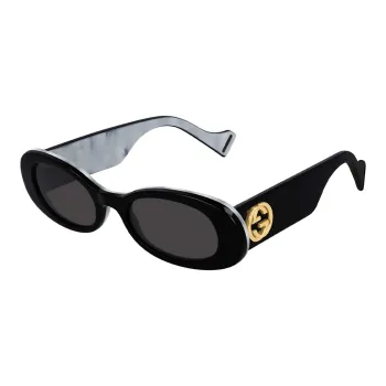 GUCCI Gg Oval frame Sunglasses