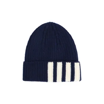 THOM BROWNE 4 Bar Knitted Beanie