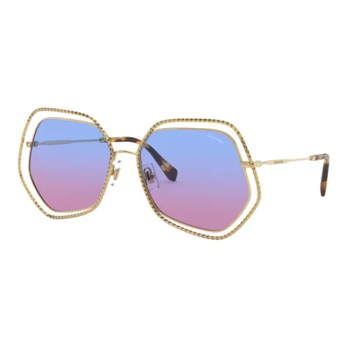 MIU MIU Sunglasses Unisex Blue/Pink Gradient