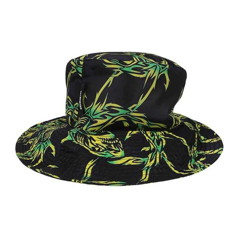 MSGM Tribal Shark Print Bucket Hat-1