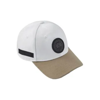 Canada Goose Baseball Caps Unisex Tan/White