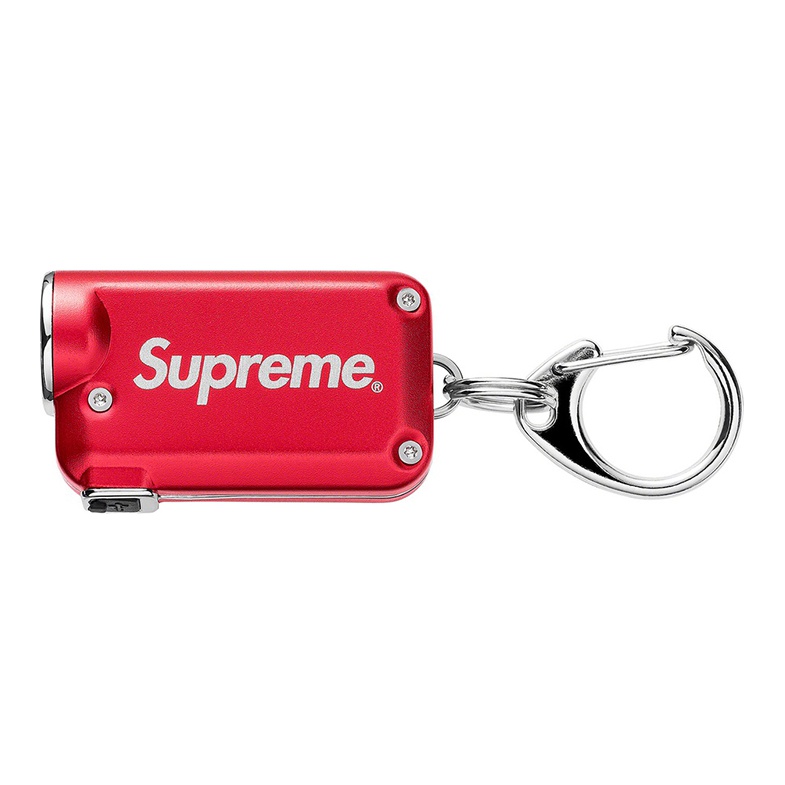 Supreme FW21 Red Webbing Bottle Opener Keychain New popular Unused