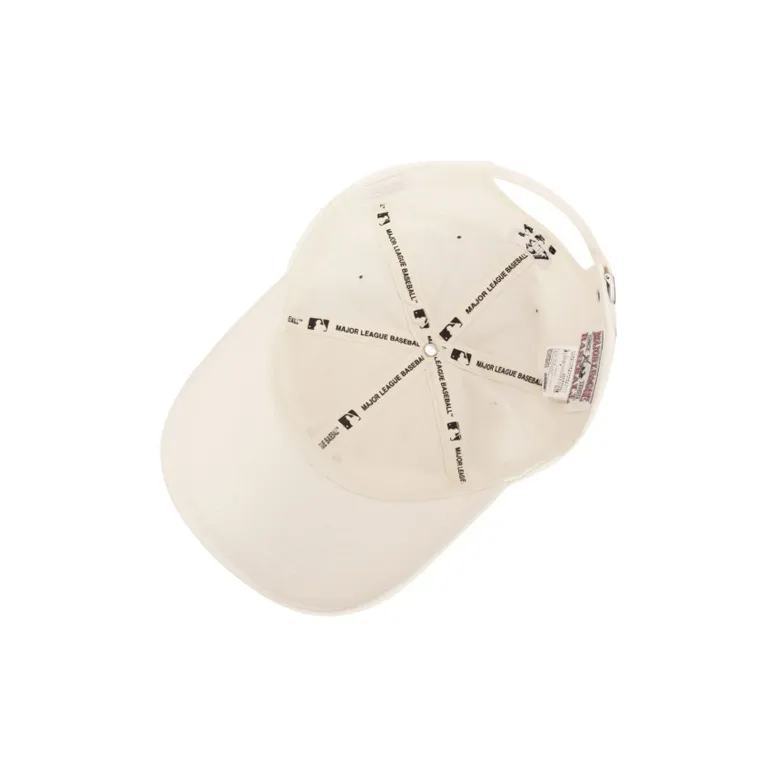 MLB Cotton Baseball Caps CP77 Unisex Ivory-5