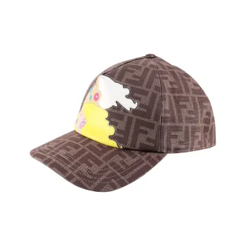 FENDI Baseball Caps Unisex Brown