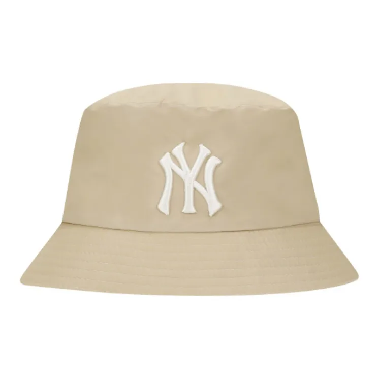 MLB Old Flower Polyester Bucket Hats Unisex Khaki-0