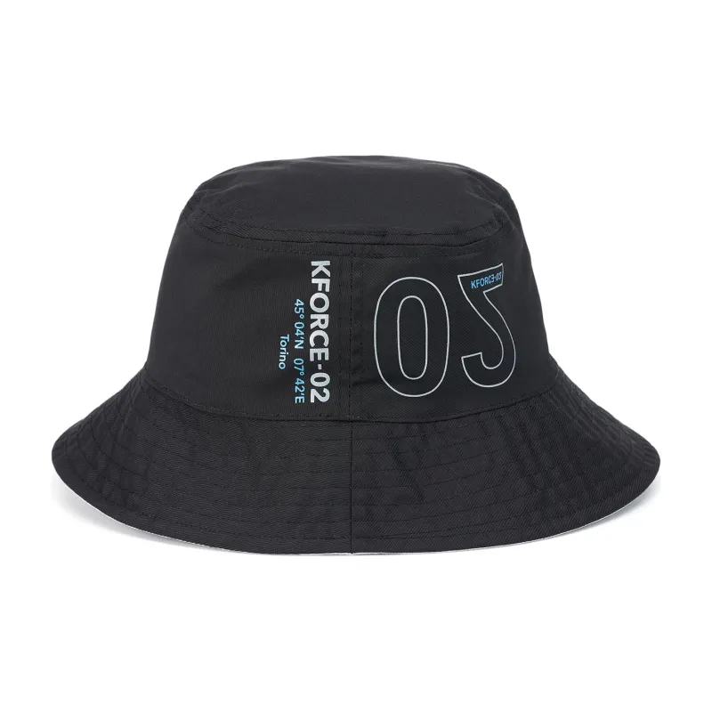 Kappa Bucket Hat Unisex Black White Reversible Wearable-2