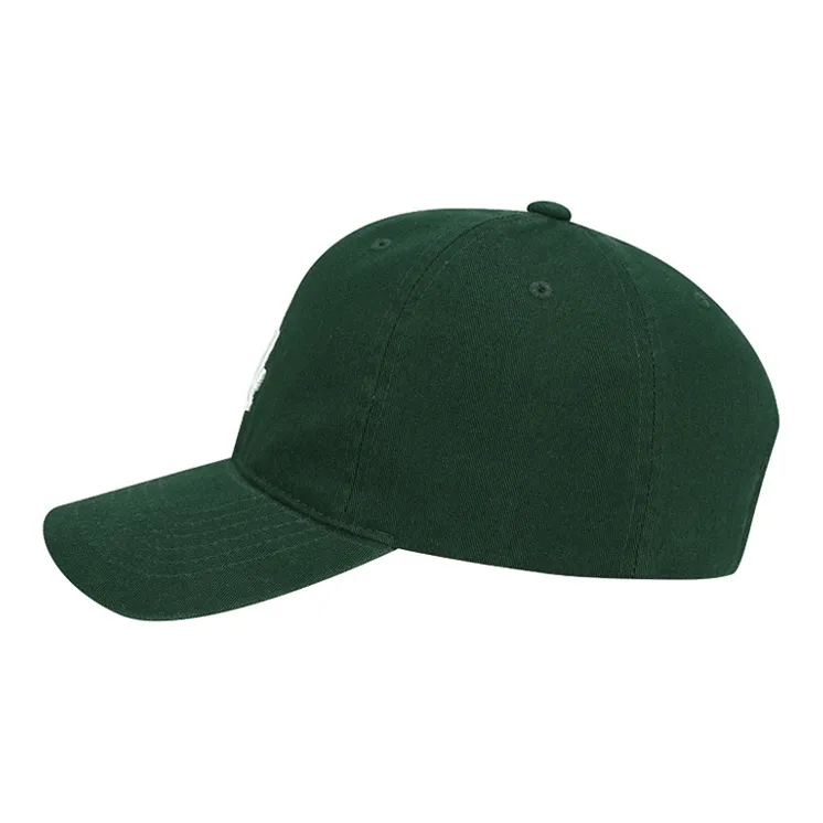 MLB Cotton Baseball Caps CP77 Unisex Olive Green-2