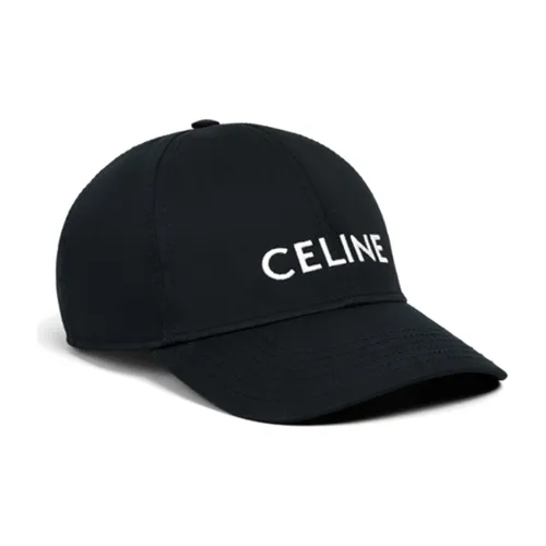 CELINE Baseball Caps Unisex Black