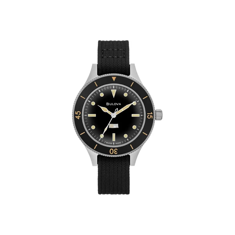 BULOVA Wrist Watch Mechanical Movement 41mm Black Dial Men's Watches-0