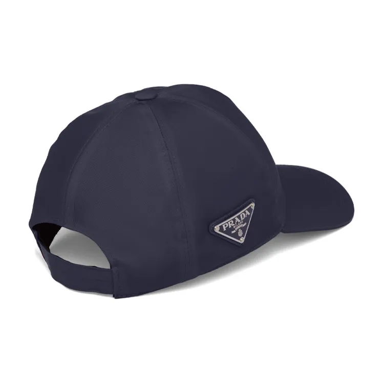 PRADA Logo Plaque Baseball Cap-1