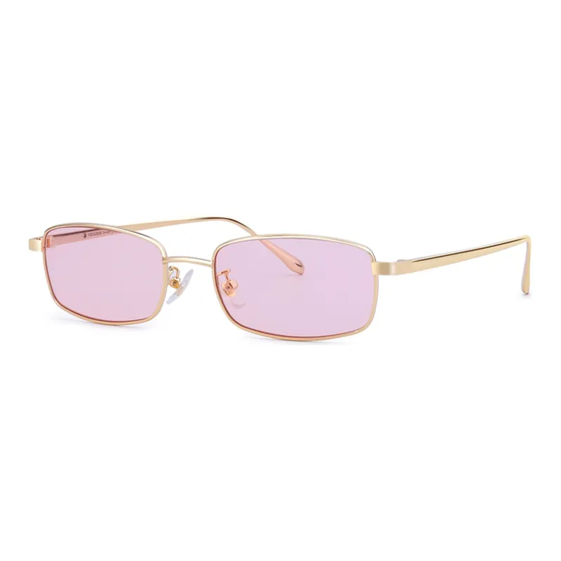 VEGOOS Stainless Steel Rectangular Sunglasses Unisex-6